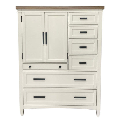 Parker House - Americana Modern Bedroom 2 Door Chest with 7 Drawer and work station - BAME#42507-COT view 2