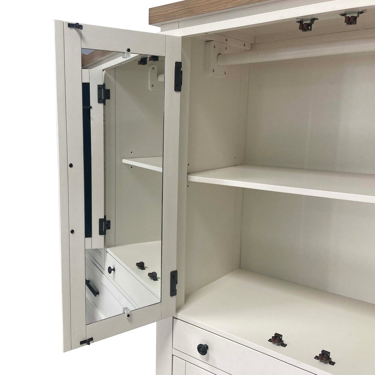 Parker House - Americana Modern Bedroom 2 Door Chest with 7 Drawer and work station - BAME#42507-COT view 22