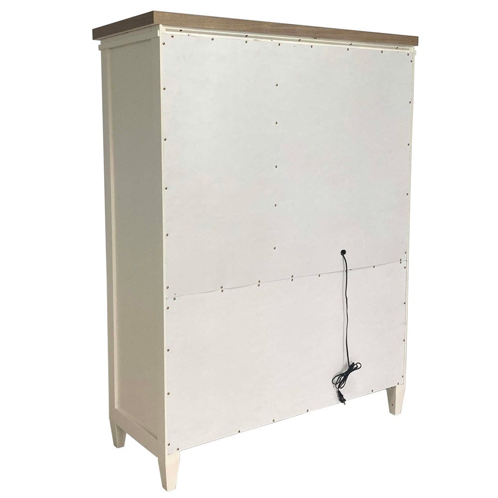 Parker House - Americana Modern Bedroom 2 Door Chest with 7 Drawer and work station - BAME#42507-COT view 11