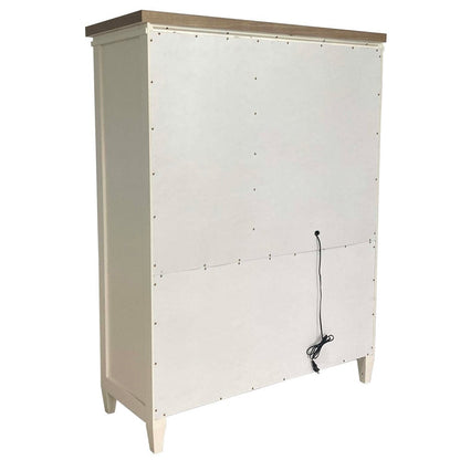 Parker House - Americana Modern Bedroom 2 Door Chest with 7 Drawer and work station - BAME#42507-COT view 11