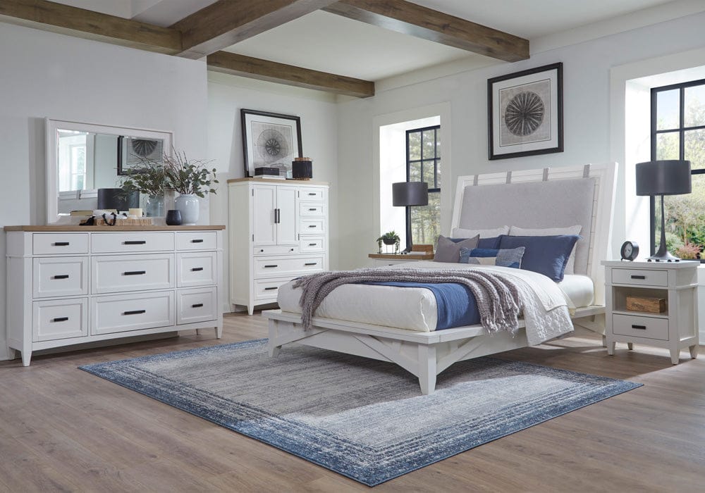 Parker House - Americana Modern Bedroom 2 Door Chest with 7 Drawer and work station - BAME#42507-COT view 12