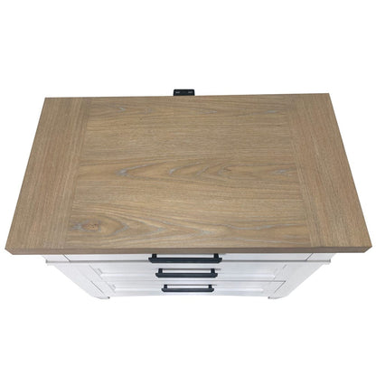 Parker House - Americana Modern Bedroom 3 Drawer Nightstand with charging station - BAME#51303-COT view 7