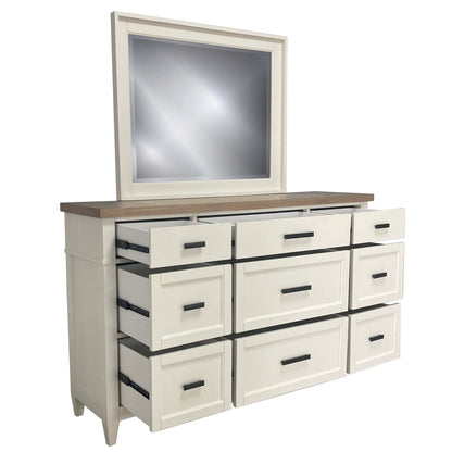 Parker House - Americana Modern Bedroom 9 Drawer Dresser and Mirror - BAME-2131-2 view 5