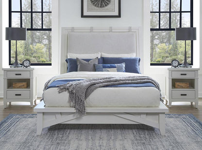 Parker House - Americana Modern Bedroom King Platform Bed with 2 Nightstands - BAME-3PC-1166-N2 veiw 2