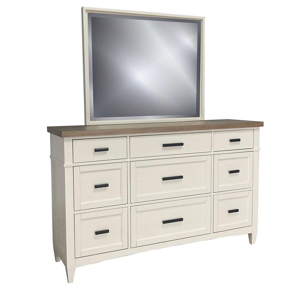 Parker House - Americana Modern Bedroom King Platform Bed with Dresser and Mirror - BAME-3PC-1166-DM veiw 10