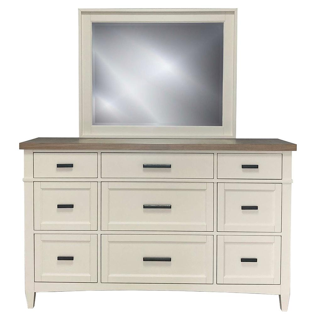 Parker House - Americana Modern Bedroom King Platform Bed with Dresser and Mirror - BAME-3PC-1166-DM veiw 12