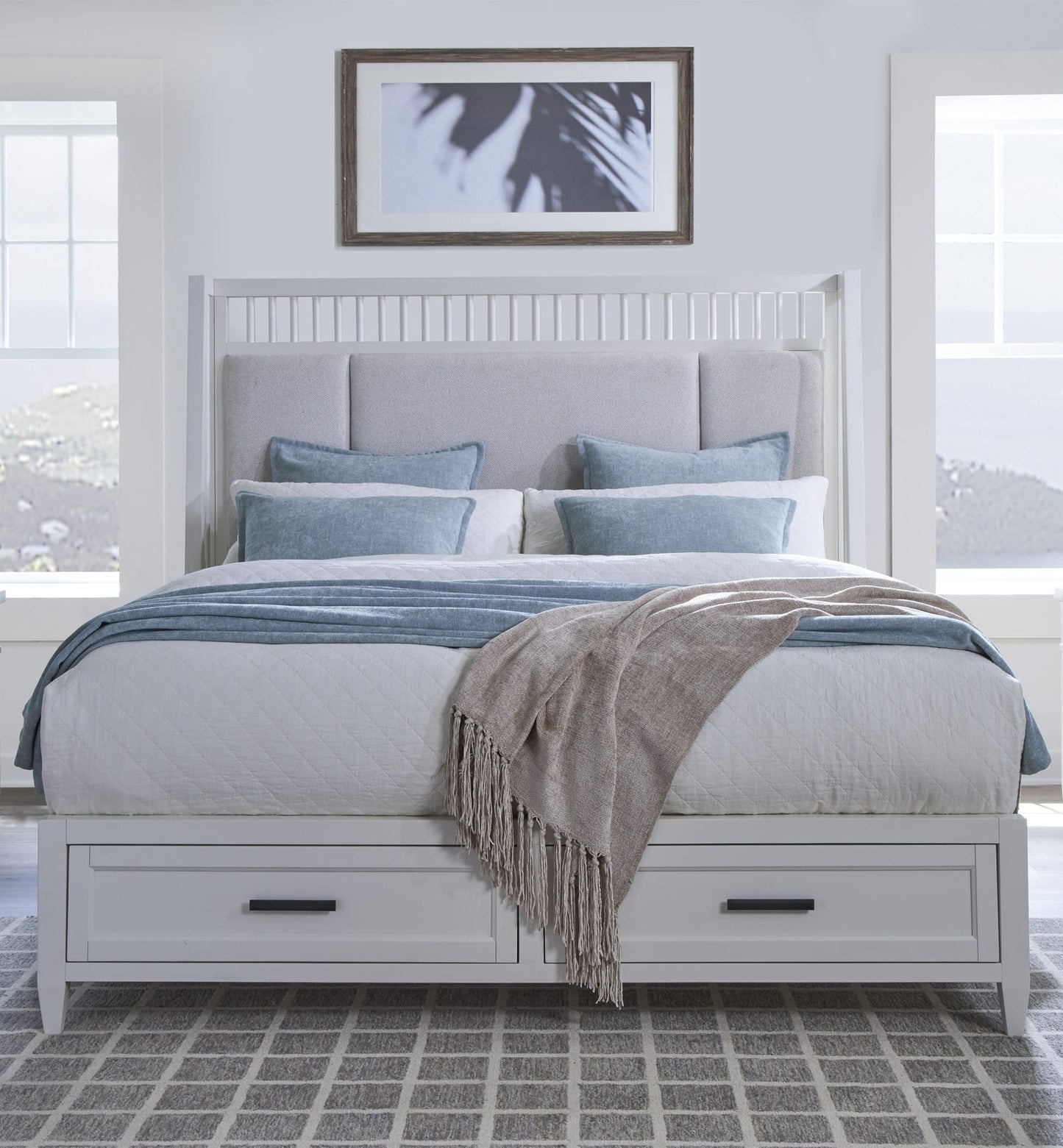 Parker House - Americana Modern Bedroom King Shelter Bed - BAME#1266-3-COT view 7