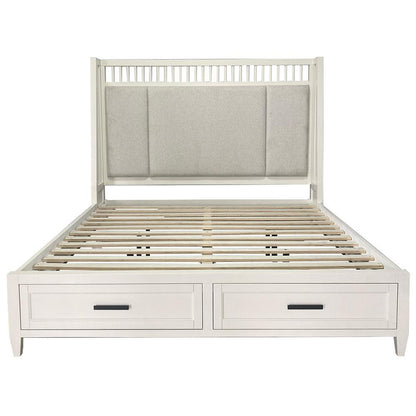 Parker House - Americana Modern Bedroom King Shelter Bed with Dresser and Mirror - BAME-3PC-1266-DM veiw 8
