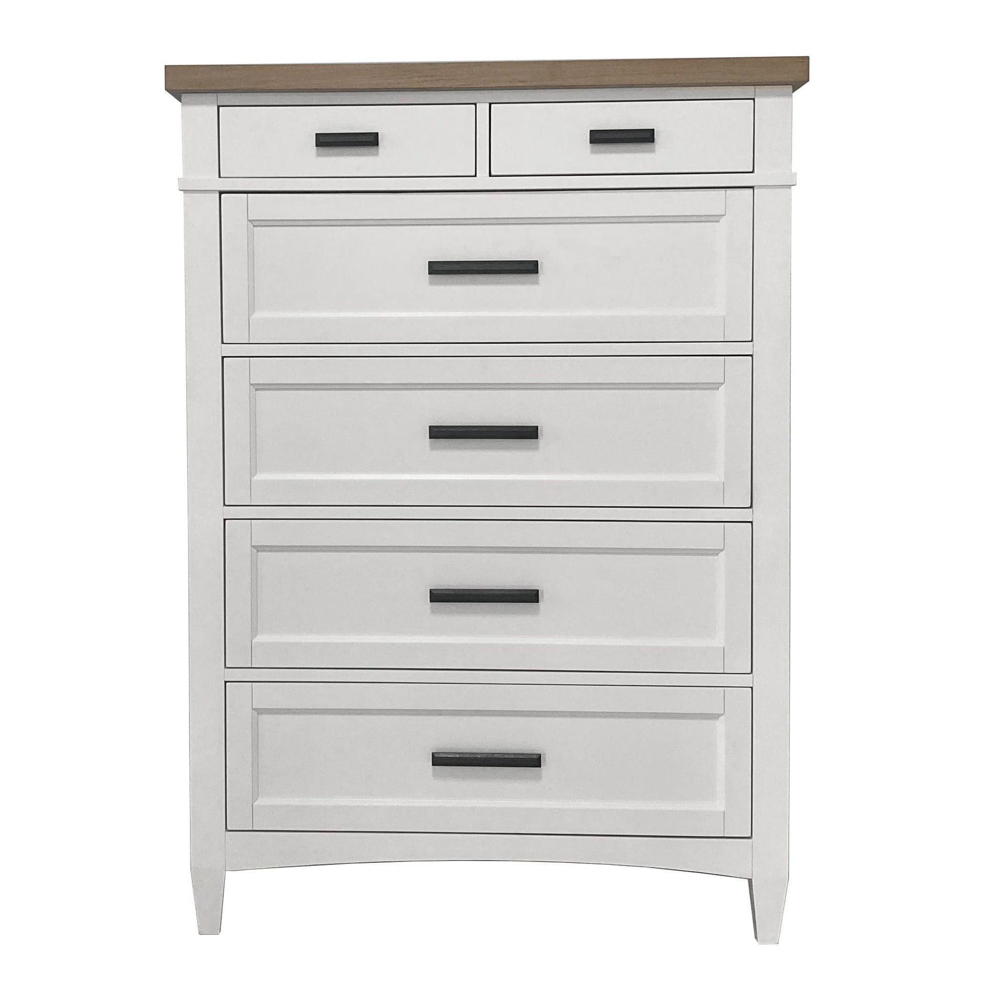 Parker House - Americana Modern Bedroom Queen Shelter Bed 2 Nightstands Dresser with Mirror and Chest - BAME-6PC-1250-DMN2C view 13
