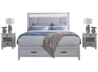 Parker House - Americana Modern Bedroom Queen Shelter Bed with 2 Nightstands - BAME-3PC-1250-N2 veiw 1