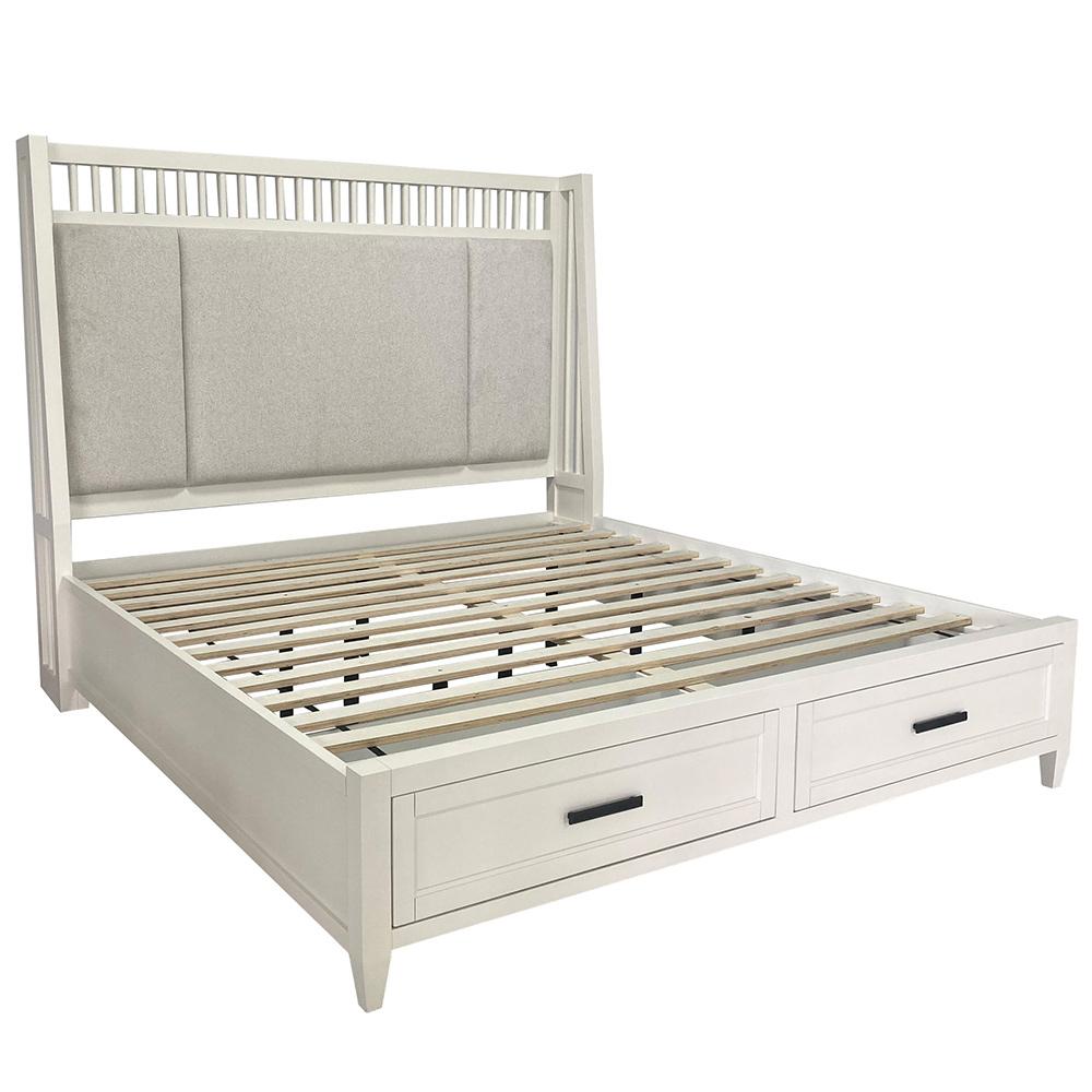 Parker House - Americana Modern Bedroom Queen Shelter Bed with 2 Nightstands - BAME-3PC-1250-N2 veiw 6