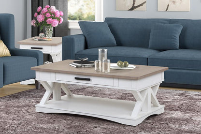 Parker House - Americana Modern Cocktail Table in Cotton - AME01-COT view 2