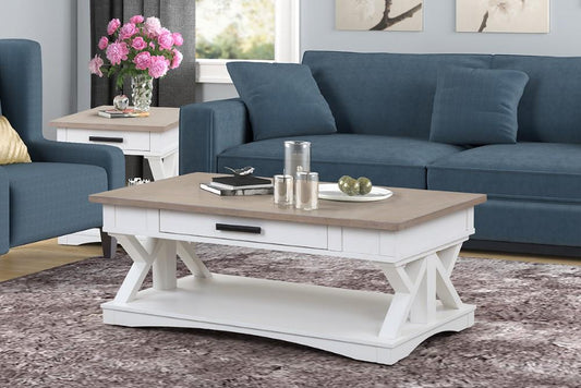 Parker House - Americana Modern Cocktail Table in Cotton - AME01-COT view 2