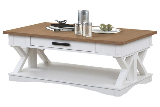 Parker House - Americana Modern - Cotton Cocktail Table with 2 Chairside Tables - AME-3PC-01-06-COT view 2
