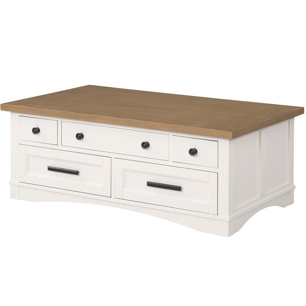 Parker House - Americana Modern - Cotton Lift Top Cocktail Table with 2 Chairside Tables - AME-3PC-05-06-COT veiw 2