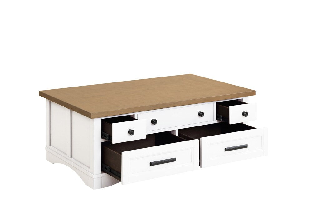 Parker House - Americana Modern - Cotton Lift Top Cocktail Table with 2 Chairside Tables - AME-3PC-05-06-COT veiw 3