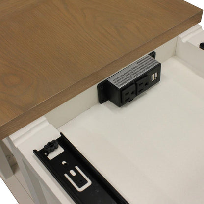 Parker House - Americana Modern - Cotton Lift Top Cocktail Table with 2 Chairside Tables - AME-3PC-05-06-COT veiw 8