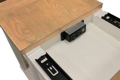 Parker House - Americana Modern - Cotton Lift Top Cocktail Table with 2 Chairside Tables - AME-3PC-05-06-COT veiw 9