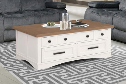 Parker House - Americana Modern - Cotton Lift Top Cocktail Table with 2 End Tables - AME-3PC-05-02-COT veiw 6