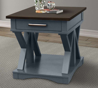 Parker House - Americana Modern Denim End Table - AME02-DEN view 2