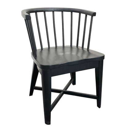 Parker House -  Americana Modern Dining 48-66in Round Dining Table and 4 Black Barrel Chairs - DAME-5PC-48RND-2118 view 2