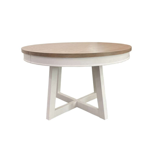 Parker House - Americana Modern Dining 48 in. Round Dining Table (extends to 66 in. with in. Leaf) - DAME#48RND-COT view 1
