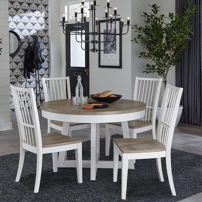 Parker House - Americana Modern Dining 48 in. Round Dining Table (extends to 66 in. with in. Leaf) - DAME#48RND-COT view 4