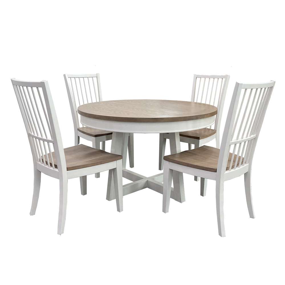Parker House - Americana Modern Dining 48 in. Round Dining Table (extends to 66 in. with in. Leaf) - DAME#48RND-COT view 6