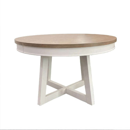 Parker House - Americana Modern Dining 48 In. Round Extendable Dining Table and 4 Upholstered Chairs - DAME-5PC-RND-DINING view 3