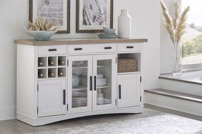Parker House - Americana Modern Dining 66 in. x 19 in. Buffet Server with quartz insert - DAME#66B-COT view 1