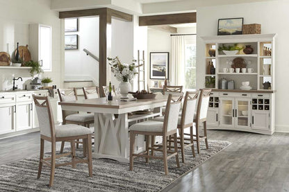 Parker House - Americana Modern Dining 72 in. Island Counter-Height Table (extends to 90 in. with 18in Butterfly Leaf) - DAME#72CH-2-COT veiw 4