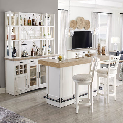Parker House - Americana Modern Dining 78 in. Bar with quartz insert - DAME#78BAR-2-COT view 4