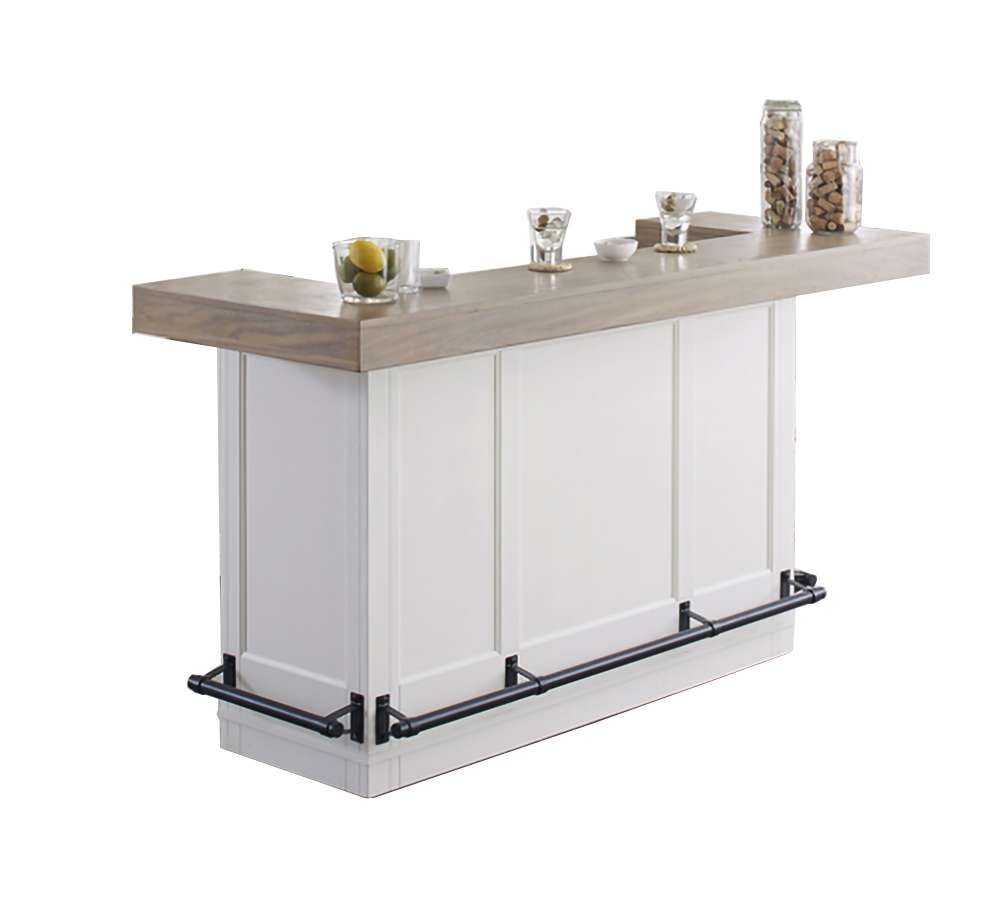Parker House - Americana Modern Dining 78 in. Bar with quartz insert - DAME#78BAR-2-COT veiw 1