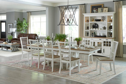 Parker House - Americana Modern Dining 88 in. Trestle Dining Table (extends to 112 in. with 24 in. Butterfly Leaf) - DAME#88TRES-2-COT view 5