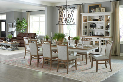 Parker House - Americana Modern Dining 88 in. Trestle Dining Table (extends to 112 in. with 24 in. Butterfly Leaf) - DAME#88TRES-2-COT view 6