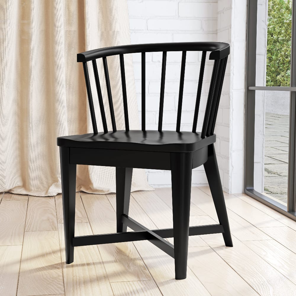 Parker House - Americana Modern Dining Barrel Dining Chair (Set of 2) - DAME#2118-BLK view 5