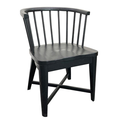 Parker House - Americana Modern Dining Barrel Dining Chair (Set of 2) - DAME#2118-2-BLK veiw 2