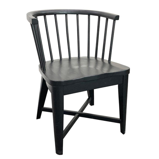 Parker House - Americana Modern Dining Barrel Dining Chair (Set of 2) - DAME#2118-2-BLK veiw 2