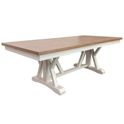 Parker House - Americana Modern Dining Extendable Trestle Table with 8 Upholstered Chairs - DAME-10PC-TRSTL-DINING view 6