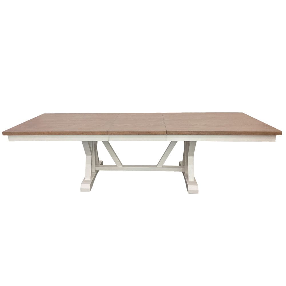 Parker House - Americana Modern Dining Extendable Trestle Table with 8 Upholstered Chairs - DAME-10PC-TRSTL-DINING view 7