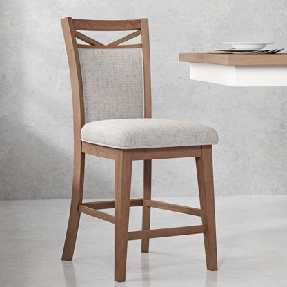 Parker House -  Americana Modern Dining Island Counter Height Table with 8 upholstered chairs - DAME-9PC-72CTR-2226-COT view 6