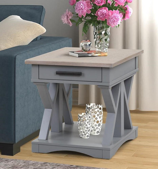 Parker House - Americana Modern End Table in Dove - AME02-DOV view 1
