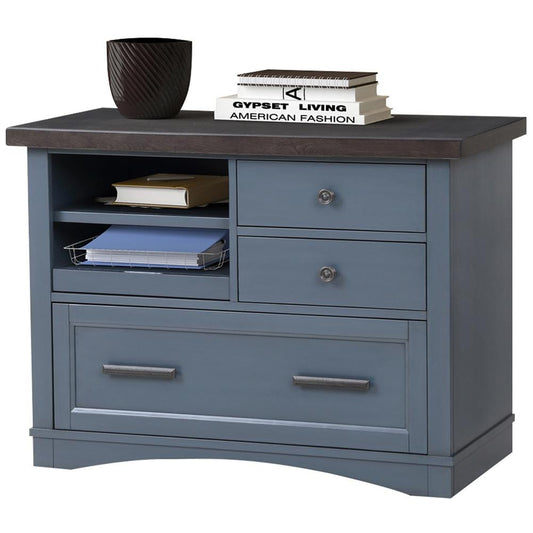Parker House - Americana Modern Functional File with Power Center in Denim - AME342F-DEN view 3