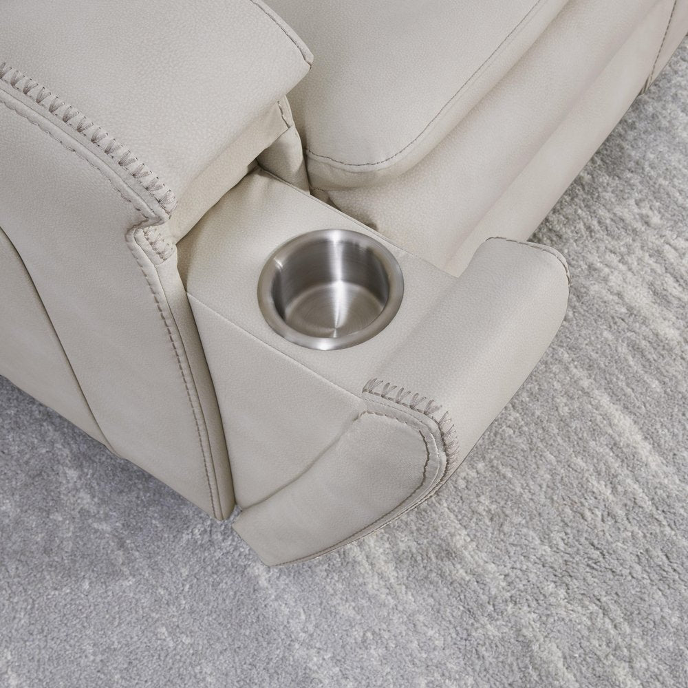 Parker House - Armstrong - Buffy Cream Power Recliner with Heat Massage and Auto-Glide - Buffy Cream - MARM-812P5-BFCR view 11