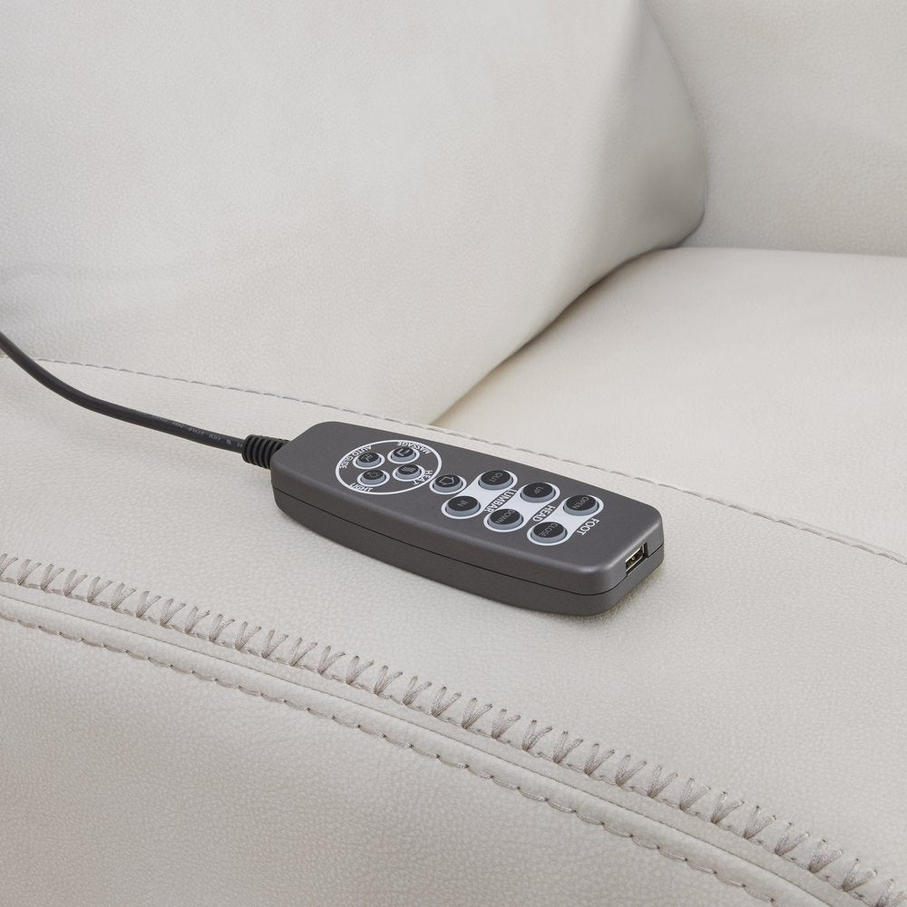 Parker House - Armstrong - Buffy Cream Power Recliner with Heat Massage and Auto-Glide - Buffy Cream - MARM-812P5-BFCR view 12