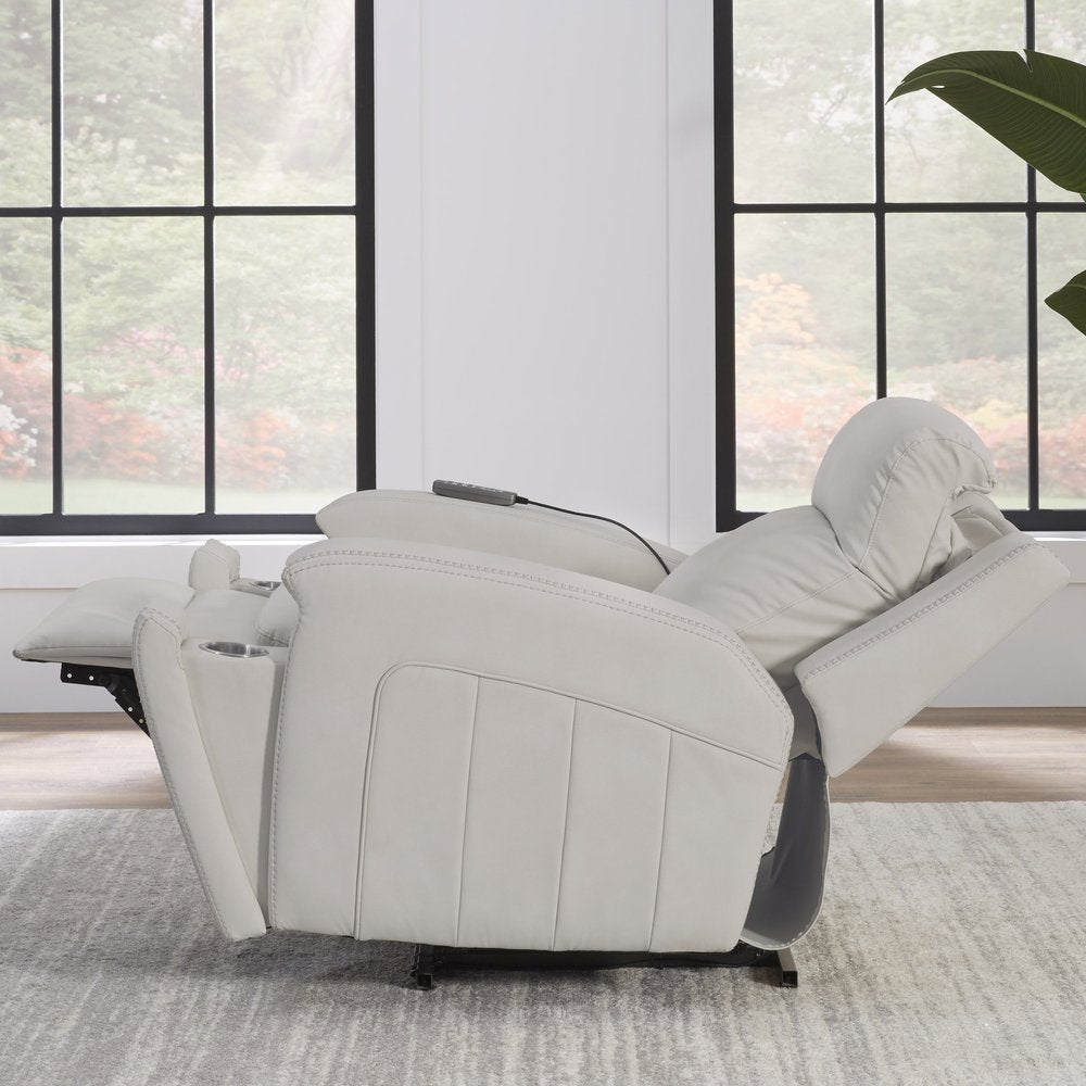 Parker House - Armstrong - Buffy Cream Power Recliner with Heat Massage and Auto-Glide (Set of 2) - Buffy Cream - MARM-KIT-812P5-2-BFCR view 5