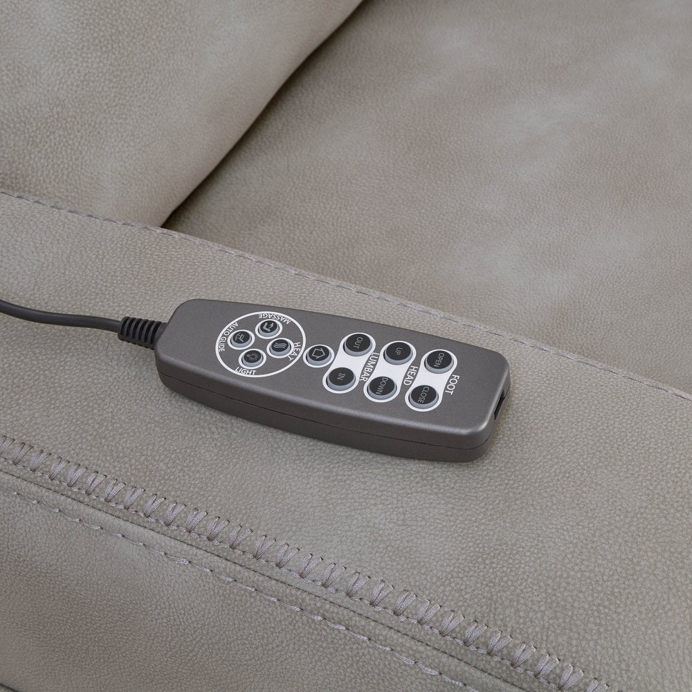 Parker House - Armstrong - Buffy Taupe Power Recliner with Heat Massage and Auto-Glide (Set of 2) - Buffy Taupe - MARM-KIT-812P5-2-BFTP view 11