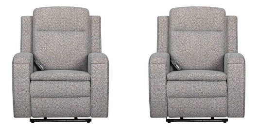 Parker House - Armstrong - Southampton Storm Power Recliner with Heat Massage and Auto-Glide (Set of 2) - Southampton Storm - MARM-KIT-812P5-2-SHST view 1