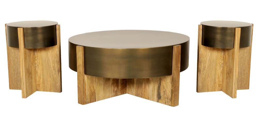 Parker House - Aspen 22 Inch Round End Table - Barton Bronze - ASP-12 view 2