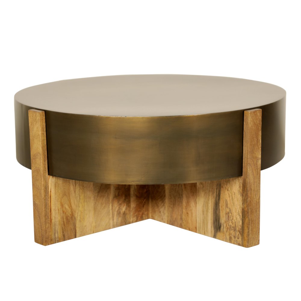 Parker House - Aspen 42 Inch Round Cocktail Table with 2 End Tables - Barton Bronze - ASP-KIT-3A-OC view 2
